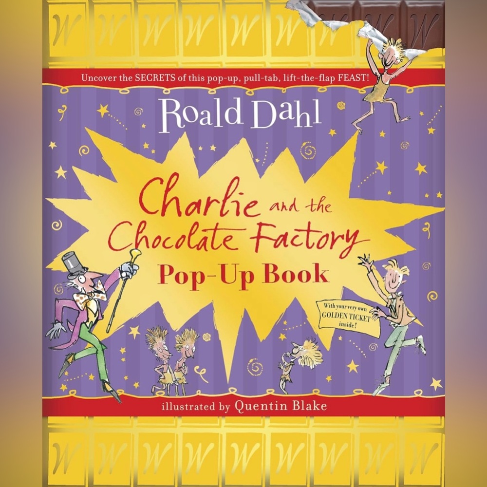 🍫 NEW Charlie and the Chocolate Factory Roald Dahl Pop Up Book Quentin Blake